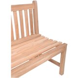 Garden Pleasure Vrtna klupa od masivnog drveta u prirodnoj boji Solo – | shoptok.hr