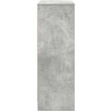  Komoda s predali in vrati, betonsko siva, 73x31x90 cm | Shoptok.si