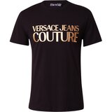Versace Jeans Couture Majica 'INSTIT THICKFOIL' zlata / črna | Shoptok.si