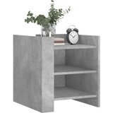 vidaXL Noćni ormarić boja betona 45 x 50 x 50 cm od konstruiranog drva | shoptok.hr