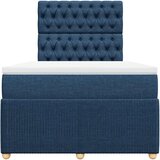  Krevet s oprugama i madracem plavi 120 x 190 cm od tkanine | shoptok.hr