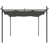 Pergola s pomičnim krovom antracit 295 x 292 x 230 cm | shoptok.hr