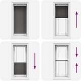  Plisirana roleta crna 60x100 cm širina tkanine 59,4 cm | Eponuda.com