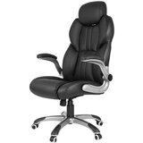 Songmics pisarniski stol OBG65BK, crn Cene