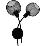 Eglo Wrington 1 zidna lampa 2xE14, 35,5 cm, crna, 43375 Cijene