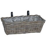  Obesna košara za sadike 2 pcs Siva 48 x 22 x 15 cm Lacak rattan, (5000285950) | Shoptok.si