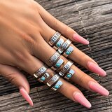 Fenzy Set Prstenja, Srebrne Boje | shoptok.hr