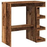  Barski stol sa policom za odlaganje Staro drvo 100x48x101 5 cm | shoptok.hr