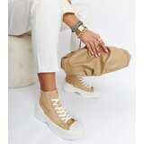 Gemre Beige high-top sneakers Ronchis | Shoptok.si