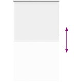vidaXL Rolo zatemnjena bela 130x230cm Širina tkanine 126,6cm poliester | Shoptok.si