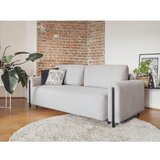 ELTAP Siva raztegljiva/s prostorom za shranjevanje sedežna garnitura iz rebrastega žameta 244 cm Arcadova – | Shoptok.si