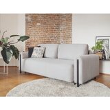 ELTAP Siva sklopiva/s prostorom za odlaganje sofa od samta 244 cm Arcadova – | shoptok.hr