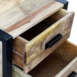 vidaXL bočni Stol sa 2 ladice Čvrsto Mango drvo 43x33x51 cm | shoptok.hr