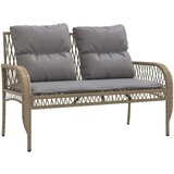 vidaXL 4-dijelni set vrtnih sofa s jastucima bež od poliratana | shoptok.hr