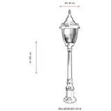 Opviq Vanjska lampa BSU-68186-BSY-M1-B, 105 cm, Podna, IP65, E27, 60W, Crna | Eponuda.ba
