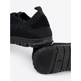 Shelvt Black openwork women's sports shoes | shoptok.hr