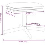  Tabure krem bijeli 60x60x36 cm baršunasti | shoptok.hr
