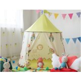 Lean_Toys Indian Tipi šotor za otroke bež 125 cm | Shoptok.si