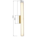  LED osvetljenje za kupatilsko ogledalo LINEA LED/12W/230V 3000/4000/6000K IP44 61 cm zlatna | Eponuda.com