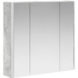  Kupaonski ormar s ogledalom Betonski sivi 63,5 x 15,5 x 60,5 cm | shoptok.hr