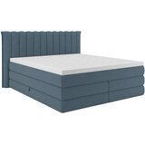Premium Living Postelja Boxspring Lina, Modra, 200x200 | Shoptok.si
