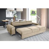 ELTAP Svjetlo smeđa baršunasti sklopiva sofa 261 cm Laurence – | shoptok.hr