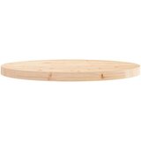  Ploča za stol okrugla Ø 60 x 3 cm od masivne borovine | shoptok.hr
