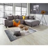 Mömax sedežna garnitura mendoza, siva, ležišče, predal | Shoptok.si