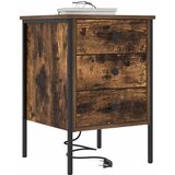  Noćni ormar s ladicama 2 pcs Dimljeni hrast 42 x 41 x 61 cm | shoptok.hr