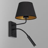  Zidna lampa ARDEN 1xE27/60W/230V + 1xG9/8W crna/zlatna | Eponuda.com