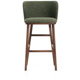 Kave Home Tamno zelena podstavljena barska stolica (visine sjedala 75 cm) Ciselia – | shoptok.hr