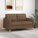vidaXL dvosed rjav 140 cm blago | Shoptok.si