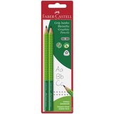 Faber-Castell grafitni svinčnik Grip Jumbo, 2 kosa, zelen Cene