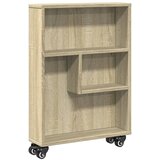  Uska kolica za odlaganje Sonoma hrast 48x13x68 cm Konstruirano drvo | shoptok.hr