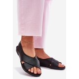 Zazoo Ladies leather sandals black 40407 | ePonuda.com
