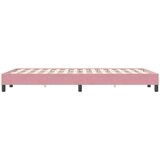  posteljni okvir brez vzmetnice roza 120x220 cm žamet, (21829536) | Shoptok.si