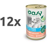 Oasy One Protein Puppy paté - losos 12 x 400 g Cene