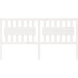  Uzglavlje za krevet bijelo 185,5x4x100 cm od masivne borovine | shoptok.hr