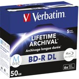 Verbatim 1x5 M-Disc BD-R Blu-Ray 50GB 6x Speed, Jewel Case Cijene