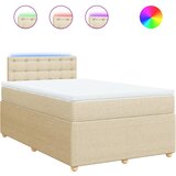  Krevet box spring s madracem krem 120 x 190 cm od tkanine | shoptok.hr