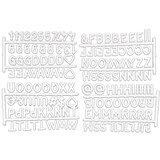Homéa Bele črke za organizatorje 11.5x20x3 cm – | Shoptok.si