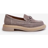 S. BARSKI Women's Suede Moccasins with Flat Heel and Decoration D&A | Shoptok.si