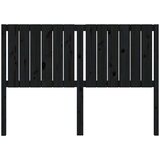  Posteljno vzglavje črno 145,5x4x100 cm trdna borovina, (20647390) | Shoptok.si