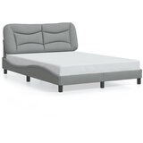  Okvir kreveta s LED-om bez madraca Hvar 140x200 cm od tkanine | Shoptok.si