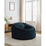 Bobochic Paris Temno modra vreča za sedenje iz rebrastega žameta Socrate – | Shoptok.si