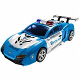  Avtomobilski robot 2v1 policijski avto izstreljevalec majhni roboti luči zvoki | Shoptok.si