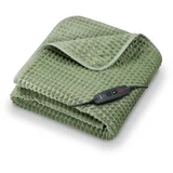 HD 72 Waffle Sage Green Grelna x odeja 180 130 cm, 40069
