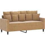  Dvosjed smeđi 140 cm baršunasti | shoptok.hr