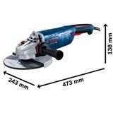 Bosch 06018C3100 Professional GWS 24-230 P Ugaona brusilica | Eponuda.com
