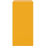 vidaXL Komoda gorčično rumena 67x39x83 cm jeklo | Shoptok.si